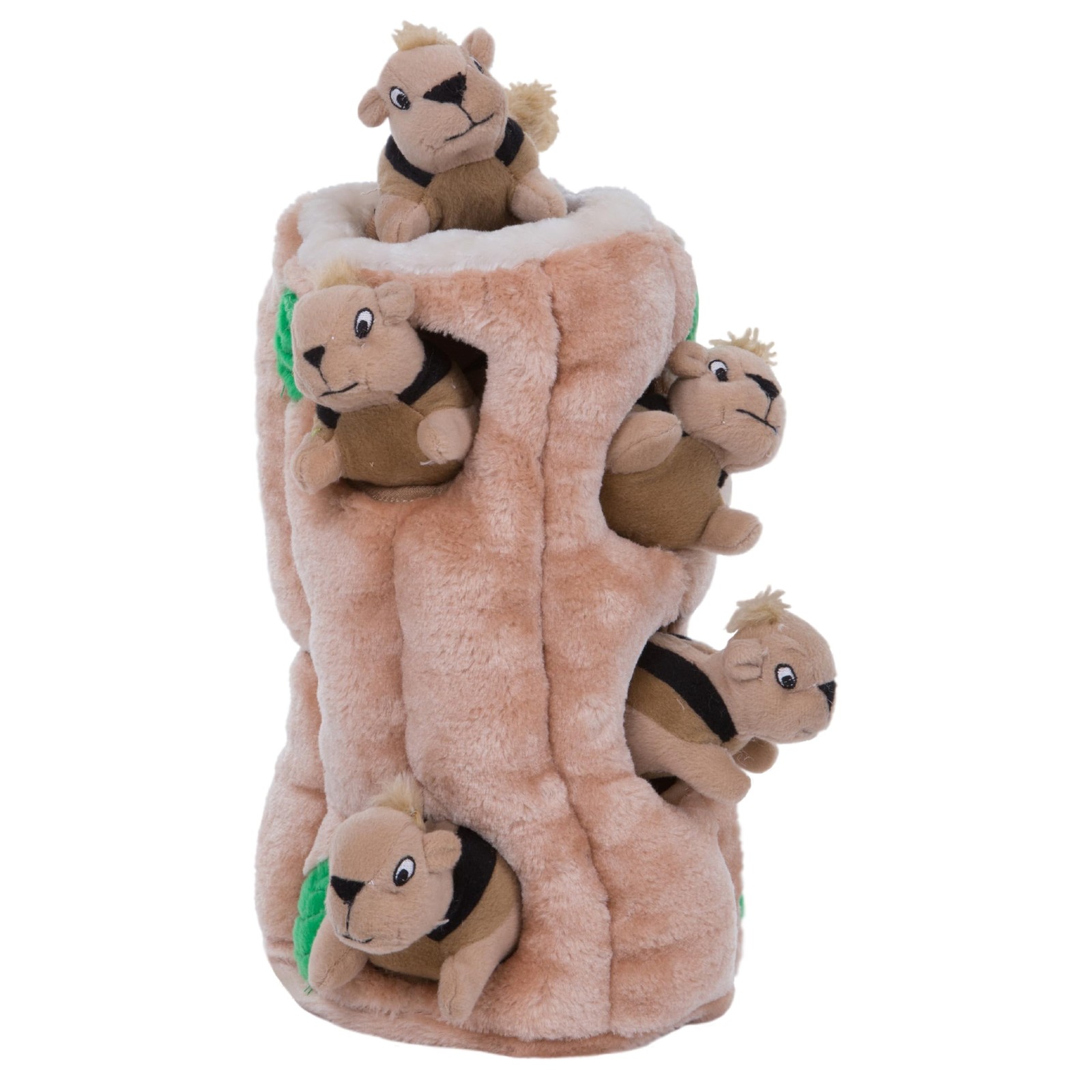 Outward Hound Hide-A Squirrel Dog Toy 2 in 1 Plush Puzzle 6 