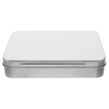  Metal Tin Box Storage Tins with Lids Boxes Tinplate Containers Small