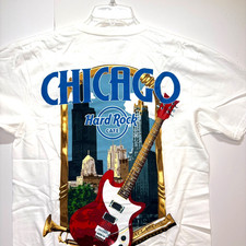 Hard Rock Chicago City Tee, V14 Vintage  2014. Original, not washed