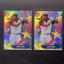 (2) 2025 Topps Stars Of The MLB James Wood Rookie Cards