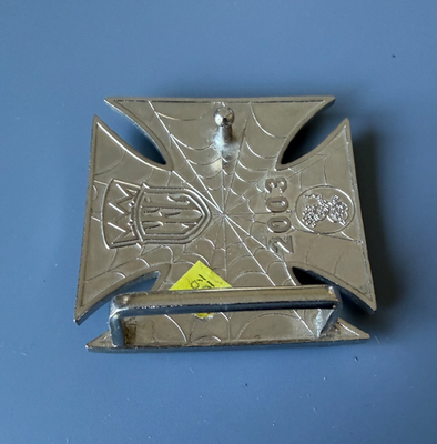 Vintage 2003 West Coast Choppers Belt Buckle Jesse James Iron