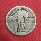 Standing Liberty Quarter  With Worn Date But Beautiful Famous Design- 90% Silver