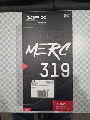 XFX Speedster MERC 319 AMD Radeon RX 7800 XT - EMPTY BOX ONLY! (no GPU included)