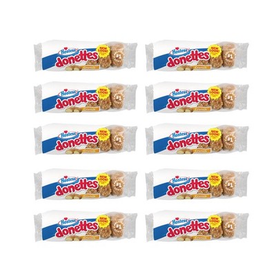Hostess Crunch Donettes, 6 Count Bags 10 Pack