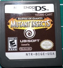 Battle of Giants: Mutant Insects (Nintendo DS, 2010) Cart Only. Tested.