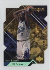 1999-00 Upper Deck Black Diamond Final Cut 7/100 Bryon Russell #84 06xk