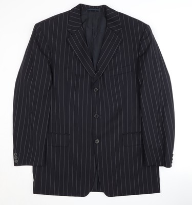 Hugo Boss Herren Blazer blau gestreift, Größe UK 42