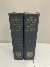 The Compact Edition of the Oxford English Dictionary (2 Volume Set)