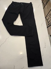 True Religion Jeans Men's Black Size 33 Excellent Condition