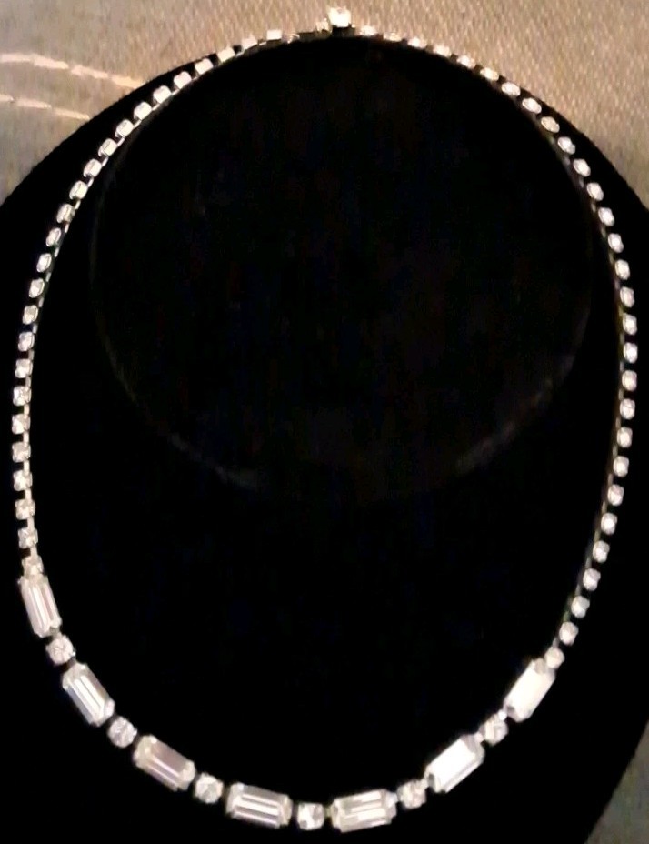 Vintage Signed "KRAMER" Statement Crystal Rhinest… - image 1