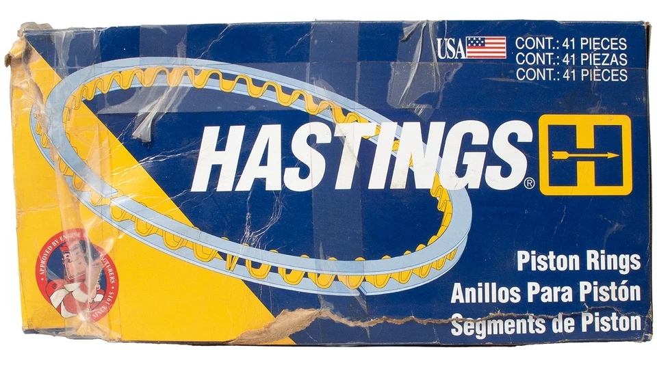 Hastings Replacement Piston Rings Fits 1981-91 Dodge B150 B250 B350 Model ID 148 - Image 4 of 4