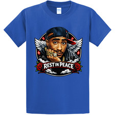 NEW Artbag Ink Clothing THUG LIFE RIP BLUE Tee Shirt SMALL-4XLARGE MADE IN USA