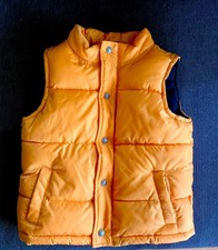 Gymboree 4T-5T Gold Puffer Vest Jacket Insulated Zip Front