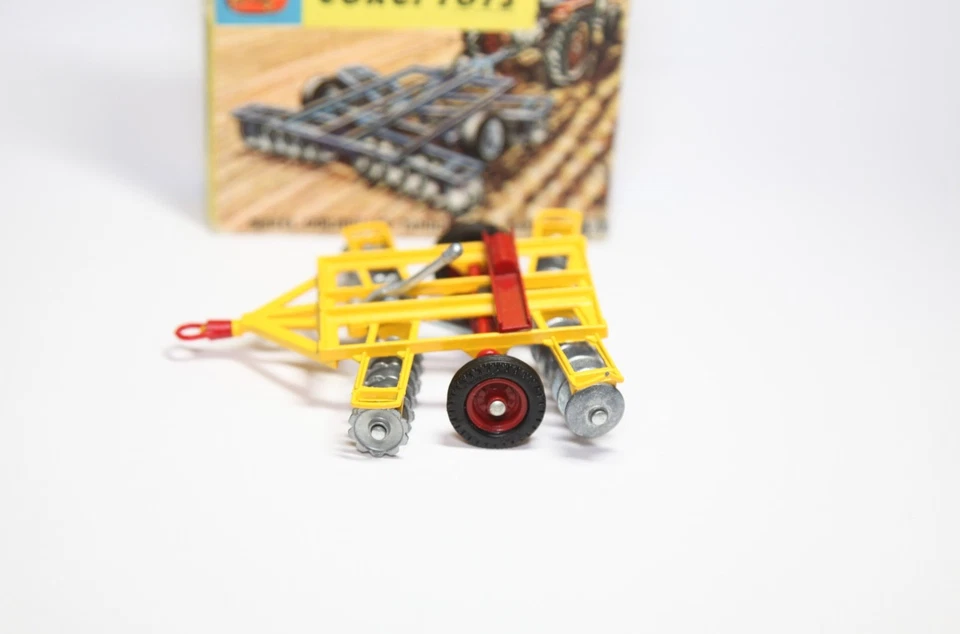 Grada de discos tándem controlada por rueda Corgi 71 en caja original - casi como nueva Foto 3 de 4