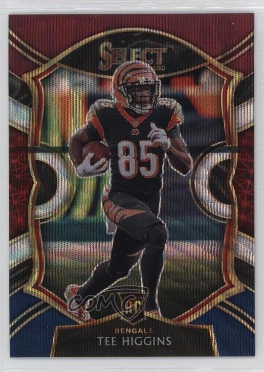 2020 Panini Select Concourse Tri-Color Prizm 61/199 Tee Higgins #60 0qr6