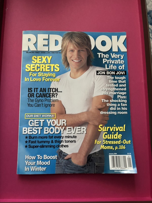 2004 Redbook Magazine, With Jon Bon Jovi  Cover