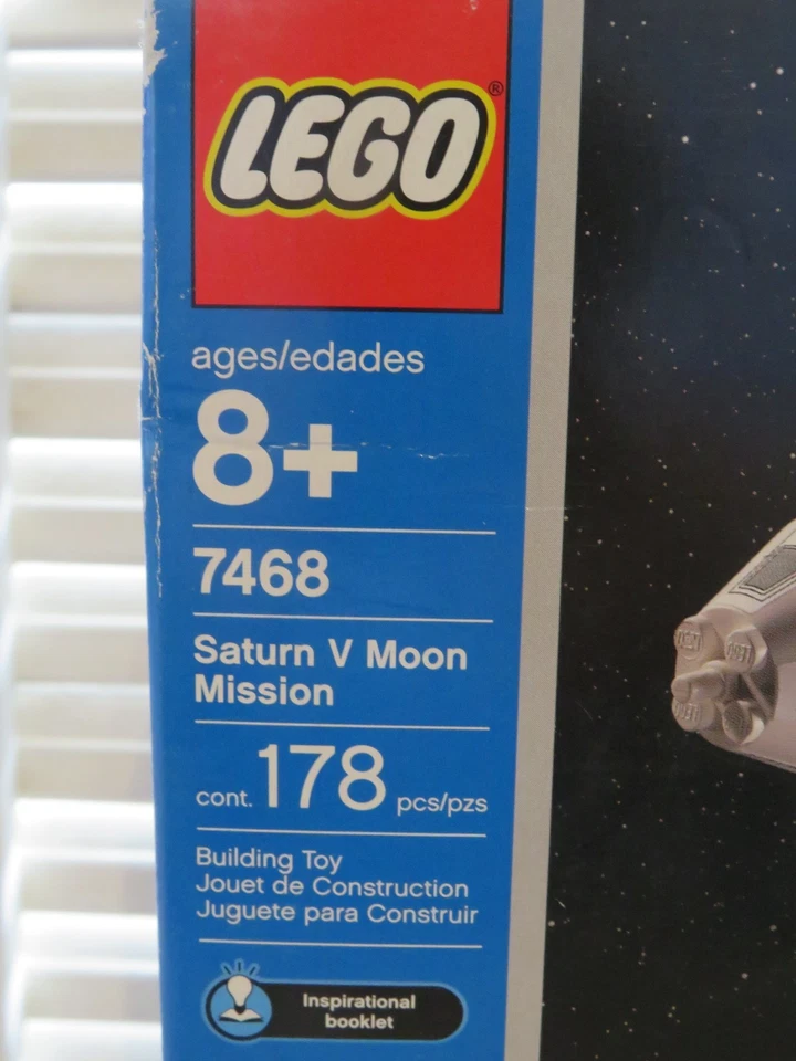 Nuevo LEGO 7468 SATURN V MOON MISSION Discovery Kids Juego de Construcción de Cohetes Espaciales Nuevo en Caja Foto 2 de 4