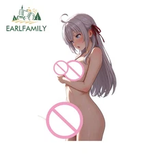 EARLFAMILY Angry Futa Car Sticker Host Vehicle Artistic Removable SUV Decal