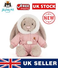 2026 Jellycat Bashful Bunny Snow Suit Plush Toy BNWT & Dust Bag UK SELLER