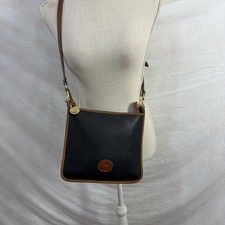 Dooney  Bourke All weather leather cross body bag vintage 1990  s