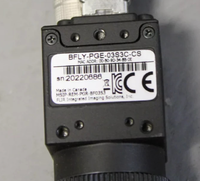 FLIR Blackfly BFLY-PGE-03S3C-CS GigE PoE Machine Vision Camera +