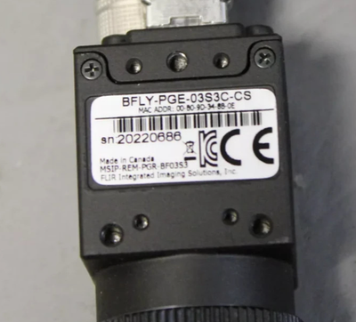 FLIR Blackfly BFLY-PGE-03S3C-CS GigE PoE Machine Vision Camera +