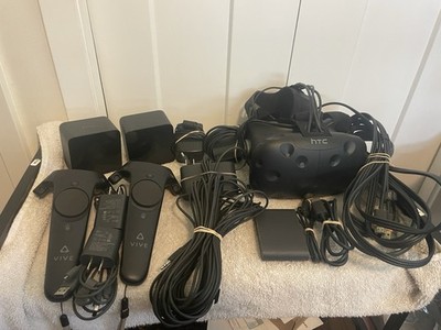 HTC Vive Virtual Reality Headset Kit Complete VR Gaming Set