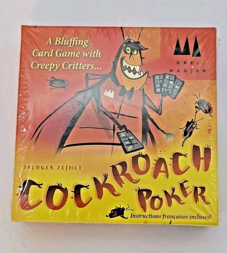 Cockroach Poker Card Game By Drei Magier NEW SEALED