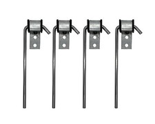 4 Pcs Heavy Duty Exhaust Hanger Rod -Universal Use Exhaust Hanger - 3/8" 4 PACK