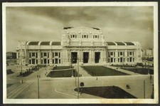 New Central Railroad Station Milan Italy RPPC postcard 1910s