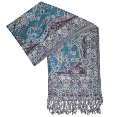 Pashmina Style Damen Schal Stola Damenschal Tuch mit Fransen 192x62 cm S 32.03