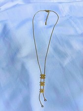 Women's Elegant Jewelry Gold Stainless Steel Necklace life guarantee 13 inches