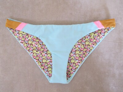 NEW MAAJI 'Seaglass Flirt' Thin Side Reversible Bikini Bottoms Size XL $69 NWOT