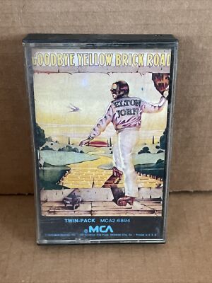 Elton John Goodbye Yellow Brick Road Cassette Twin Pack MCA Records 1973