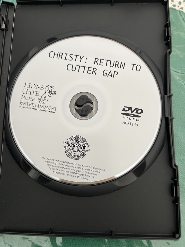 Christy Return to Cutter Gap DVD Lions Gate Based On Catherine