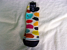 NWT Stance Kids casual socks, L, 3-5.5, Dwayne Wade Collection, crew, colorful