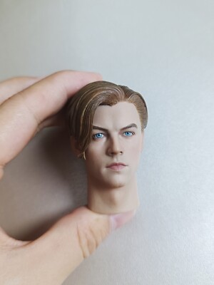 1/6 Leonardo DiCaprio Golden Hair Male Head Sculpt for 12'' Male Action Figure