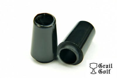 GRAIL GOLF NEW PREM BLK ''COLLARED'' IRON FERRULES TAPER TIP .355 .87'' .560OD LOT