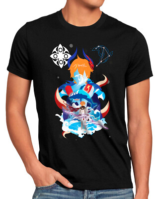 Harbinger Herren T-Shirt genshin fantasy teyvat