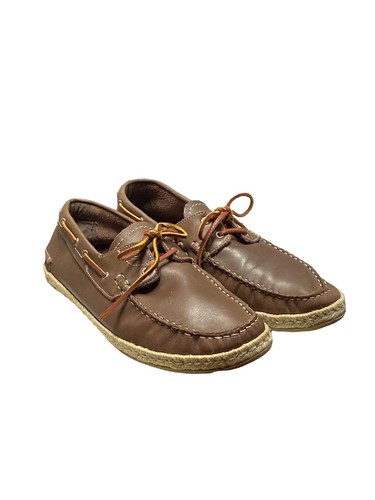 sperry x brooks brothers A/O 2-eye Kiltie Leather Boat Shoes US