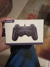 Cipon Wired Controller Compatible with PS-2 Console, Black Remote Gamepad