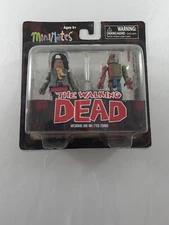 The Walking Dead Minimates Michonne and One Eyed Zombie (Brand New in Box)