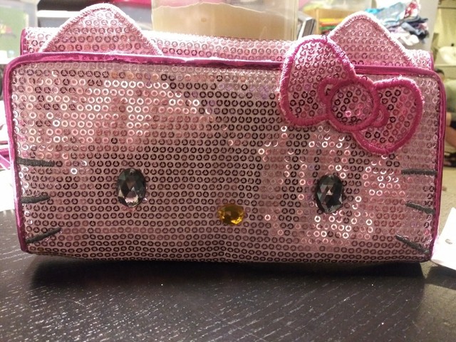 hello kitty sequin wallet