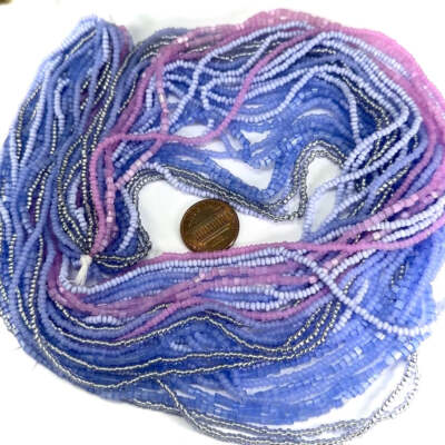 2cuts Rocailles Lavender Multi Preciosa Ornela Czech Glass Seed Beads 95gr CS064