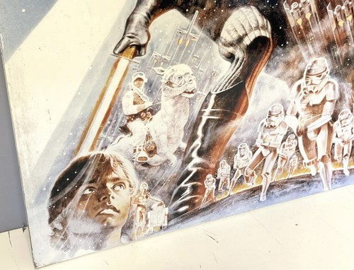 STAR WARS EMPIRE STRIKES BACK CINEMA WOOD FRAME Original Movie Poster 1979 - Picture 3 of 8