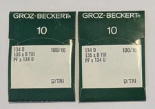 20 GROZ-BECKERT 134 D (135x8 TRI, PF X 134 D) 100/16 Sewing Machine Needles