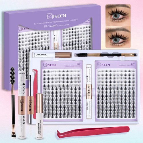 Diy Eyelash Extension Kit Cluster Mix Eyelashes Full Set Lashes Kit with Lash - Picture 7 of 30