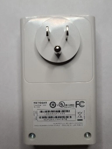 Netgear Powerline 1000 PL1000 Network Extender 1000 Mbps 1Gb Port Model PL1000v2 - Image 2 of 2