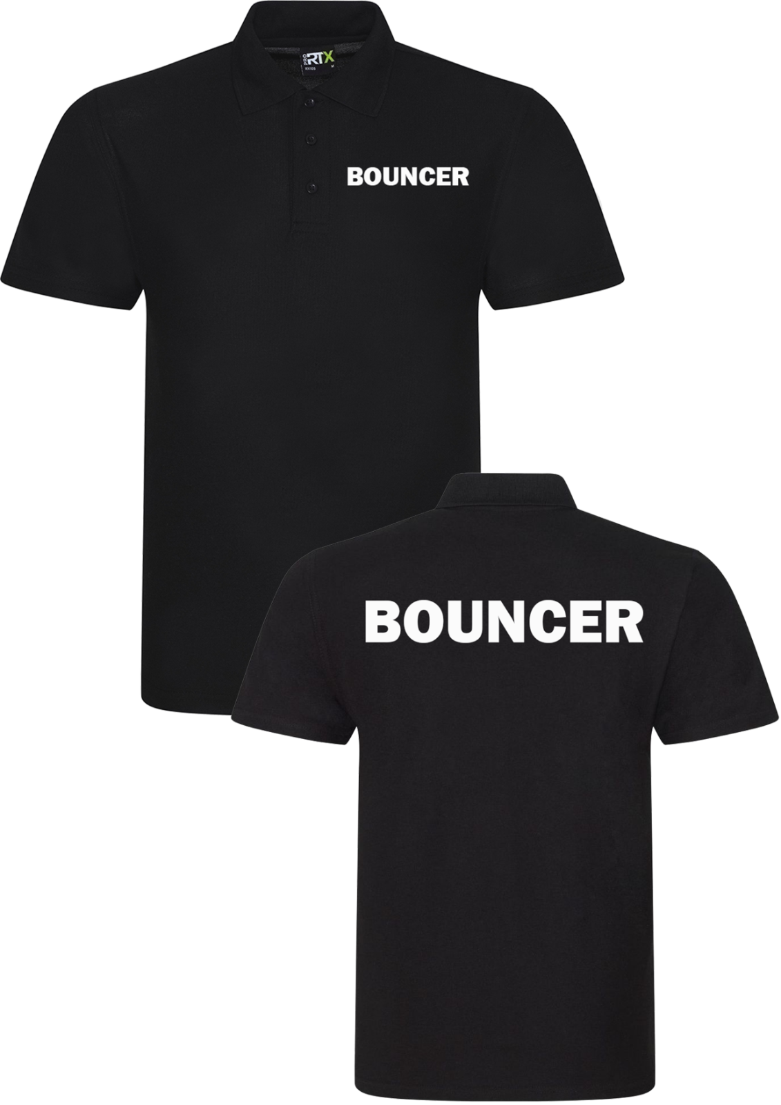 Bouncer Polo Shirt Workwear for Event Security Bar Club Doorman Staff Guard