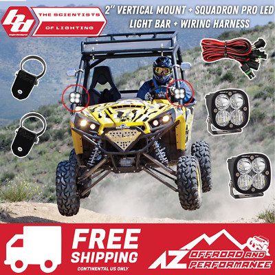 BAJA DESIGNS Squadron Pro Vertical Mount LED Kit For Can-Am Commander